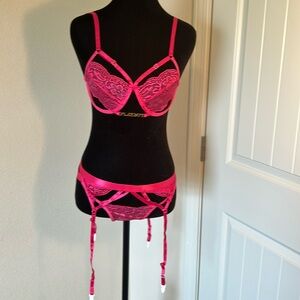 PLAYBOY Pink Lace Bra Intimates